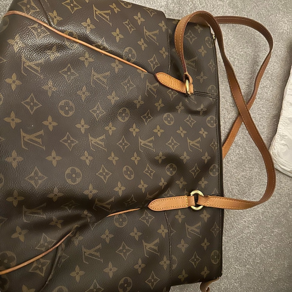 Louis Vuitton Brown Duffel Bag